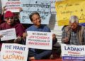 Ladakh groups protest in Delhi, demand statehood, sixth schedule status