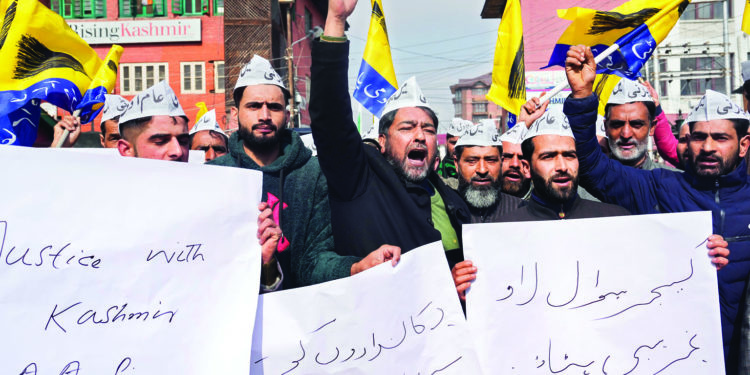 PDP, AAP protest against eviction drive
