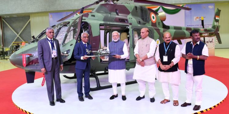 PM unveils India’s biggest helicopter manufacturing facility in Tumakuru