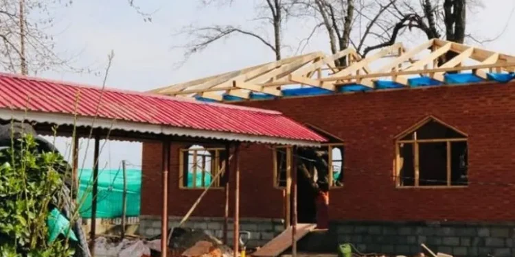 700-year-old temple undergoes restoration in Srinagar