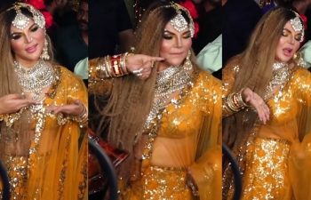 Rakhi Sawant dances to dhol at ‘Indian Idol 12’ singer Mohd Danish’s wedding