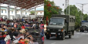Army continues flag marches in violence-hit Manipur districts, govt issues ‘shoot at sight’ order