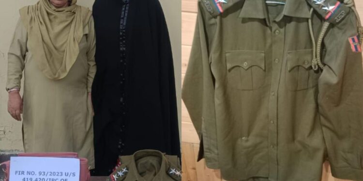 Woman posing as police officer arrested in Baramulla