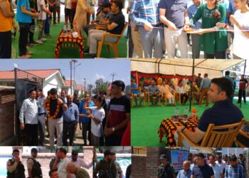 DC Kulgam visits Vessu KP colony; greets people on Janmashtami