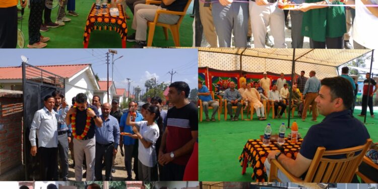 DC Kulgam visits Vessu KP colony; greets people on Janmashtami