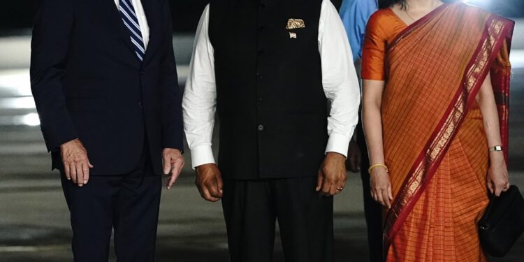 US President Joe Biden Arrives In New Delhi To Attend G20 Summit