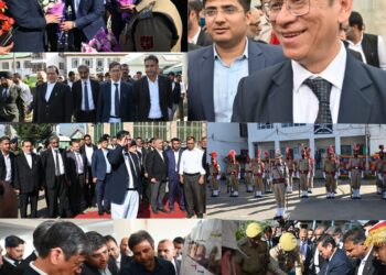 Chief Justice visits Shopian; reviews progress of ongoing works at new court Complex