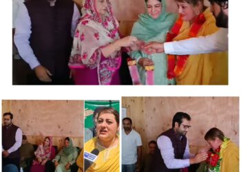 Mehak Bukhari joins PDP in Srinagar, Mehbooba Mufti welcomes her