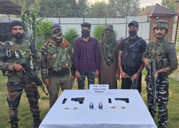 Newly recruited TRF militant among 2 arrested in Baramulla: Police