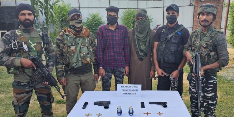 Newly recruited TRF militant among 2 arrested in Baramulla: Police