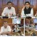 DC Bandipora alongwith Director RDD Kashmir review progress of ongoing works under various schemes in RDD Sector in Bandipora.