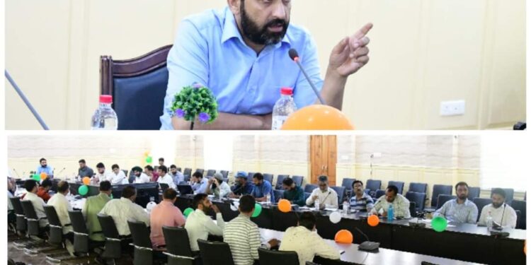 DC Ganderbal reviews implementation of e-Office system