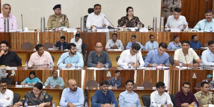 Divisional Commissioner reviews developmental scenario in Udhampur District