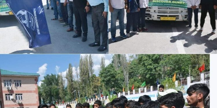 DC Bandipora flags off 3-day trekking expedition to Gurez.