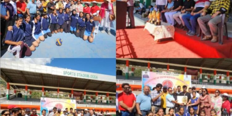 Inter-District Divisional Level Volleyball Girls Tournament UAG 19 concludes in Doda