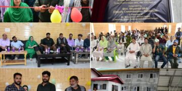 DC Ganderbal inaugurates Block Conference Hall at Block Office Kangan