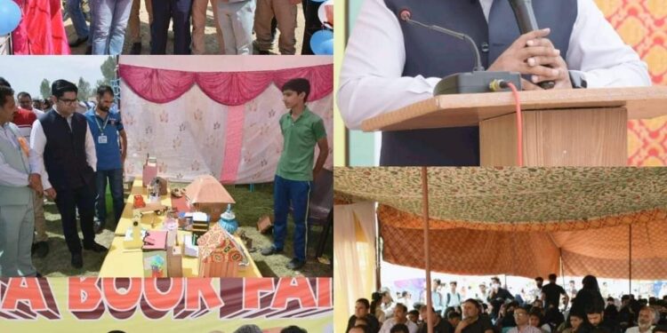 DC inaugurates Book Fair at IDPS Bandipora.