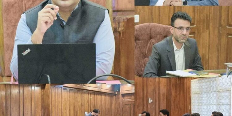 DC chairs meeting to finalize arrangements for Eid Milad-un-Nabi (SAW) at Bandipora.