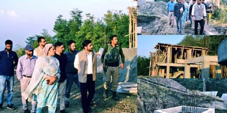 DC Budgam takes stock of progress of Jal Jeevan Mission works in Charar-i-Sharief, Pakherpora & Badipora areas of Chadoora