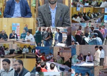 District Admini Bandipora organises awareness cum training workshop on life style diseases, health related issues.