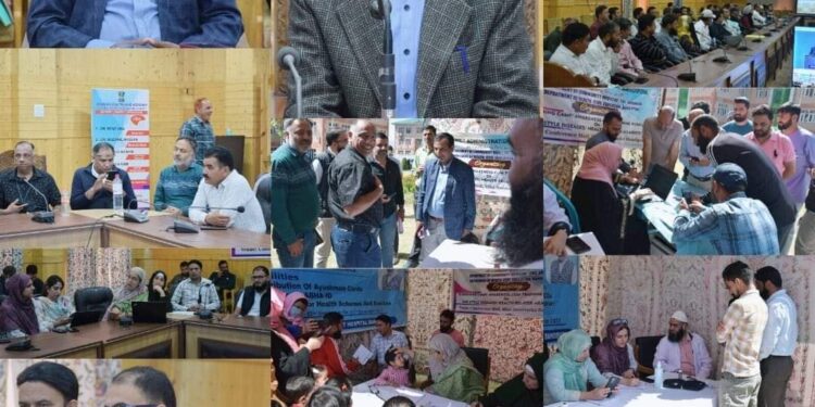 District Admini Bandipora organises awareness cum training workshop on life style diseases, health related issues.