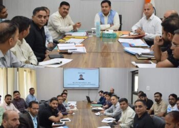 Administrative Secretary reviews Revenue Department in Doda