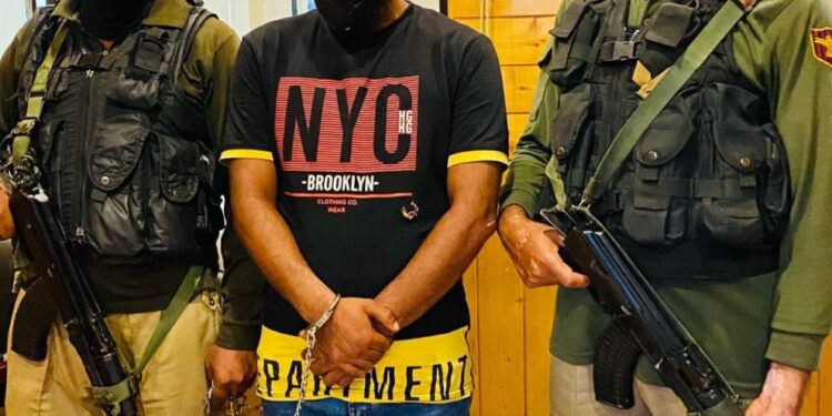 TRF Hybrid Militant Arrested in Srinagar: Police