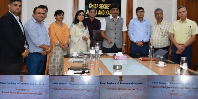 Chief Secretary Launches Digi Dost Toll-Free Number, Online Services, IT Policies