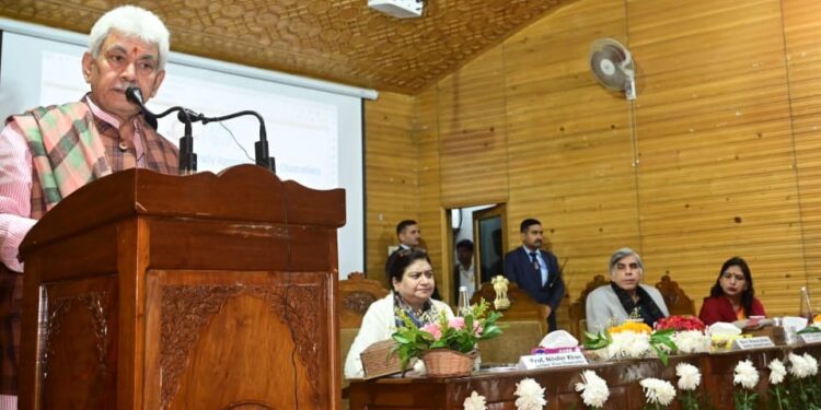 KU Round Table Conference: J&K taking active part in enrolling foreign students in Higher Education Institutes: LG Manoj Sinha