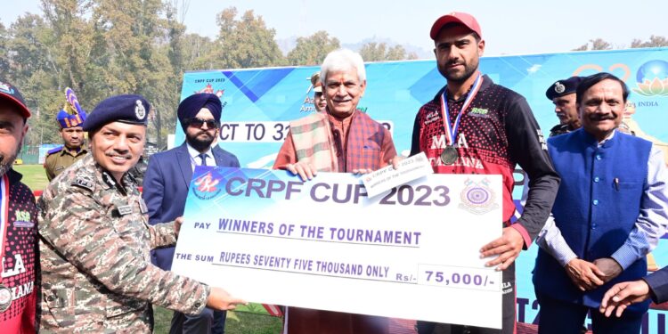 On the occasion of UT Foundation Day, Lt Governor inaugurates 67th National School Games in Football U19 and Volleyball U17 Boys at Bakshi Stadium