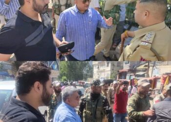 DC Doda inspects under construction Multi-Storey Car Parking, Sanitation, Traffic management, and Market in Doda Town.