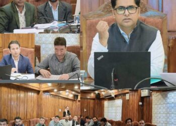 DC Bandipora chairs review meeting of Rural Development and PR Department.