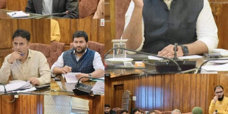 DC Bandipora chairs review meeting of R&B Department