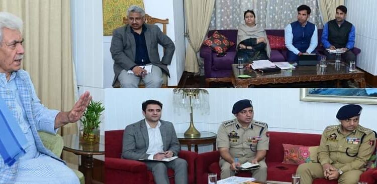 DGP chairs security review meeting ahead of Prez Murmu’s visit to Kashmir