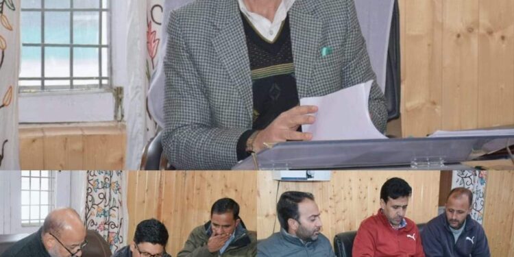 ADDC Bandipora chairs meeting of Concurrent Audit Team