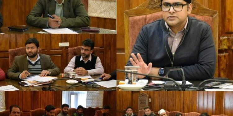 District Election Office Bandipora holds meeting of political parties to discuss Special Summary Revision of Photo Electoral Rolls