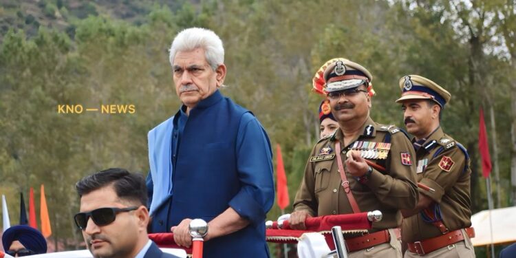 Passing out Parrade: Narco-terrorism, psychological warfare big threats; need to counter it effectively: LG Manoj Sinha to J&K Police