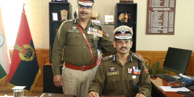 R.R Swain Formally Takes Over Dilbagh Singh As J&K’s 17th DGP