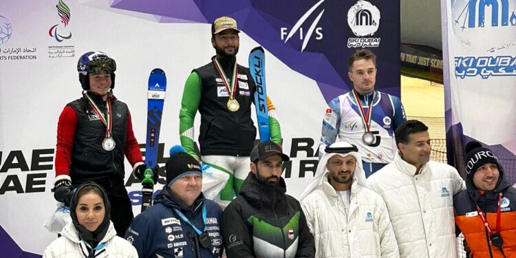 Kashmiri skier creates history, bags gold medal at FIS International Ski Races in Dubai