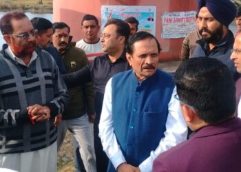 Advisor Bhatnagar visits Rajpura Akhnoor, takes onspot review of various JJM works