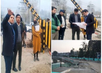 Div Com inspects developmental works of Northernshore Road at Habbak