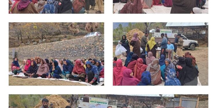 KVK Bandipora organises awareness cum tech demonstration programme at Koota Bandipora