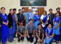 Lt Governor Presented with ‘Bharat Scouts & Guides Flag Sticker’ on its Foundation Day Celebration