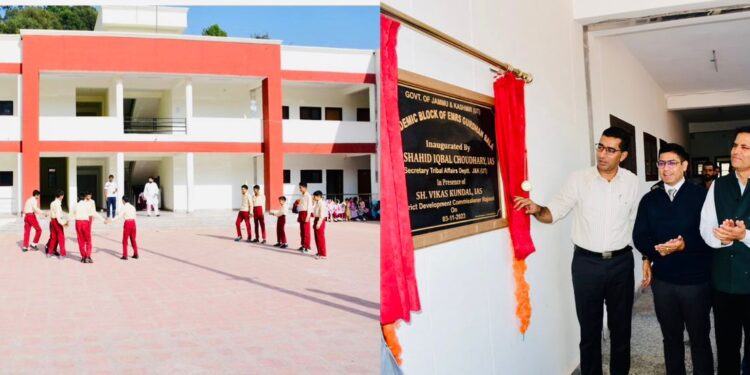 Secretary TAD inaugurates tribal residential school, holds interaction with students