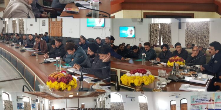 Union Joint Secretary reviews, finalizes preparations for “Viksit Bharat Sankalp Yatra”
