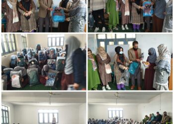 BBBP: 84 Stationery kits distributed among girl students at Nadihal Bandipora