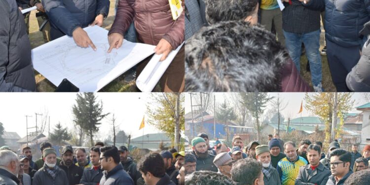DC B’pora visits proposed site of Indoor Stadium