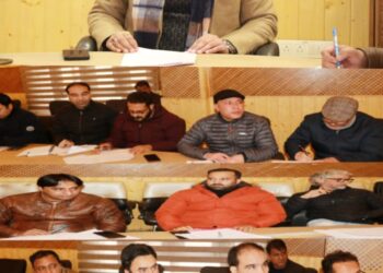 DEO/DC Srinagar reviews progress under on-going Special Summary Revision of Electoral Roll