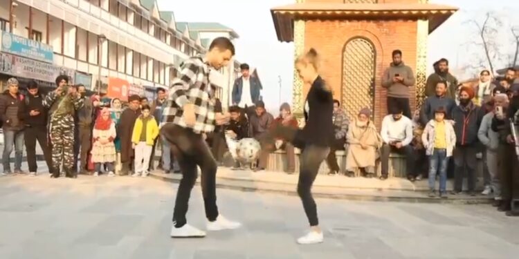Freestyle footballers display incredible juggling skills in Srinagar