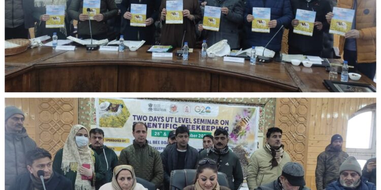 Two Days UT level Seminar on scientific Beekeeping Commences at Kashmir Haat Srinagar